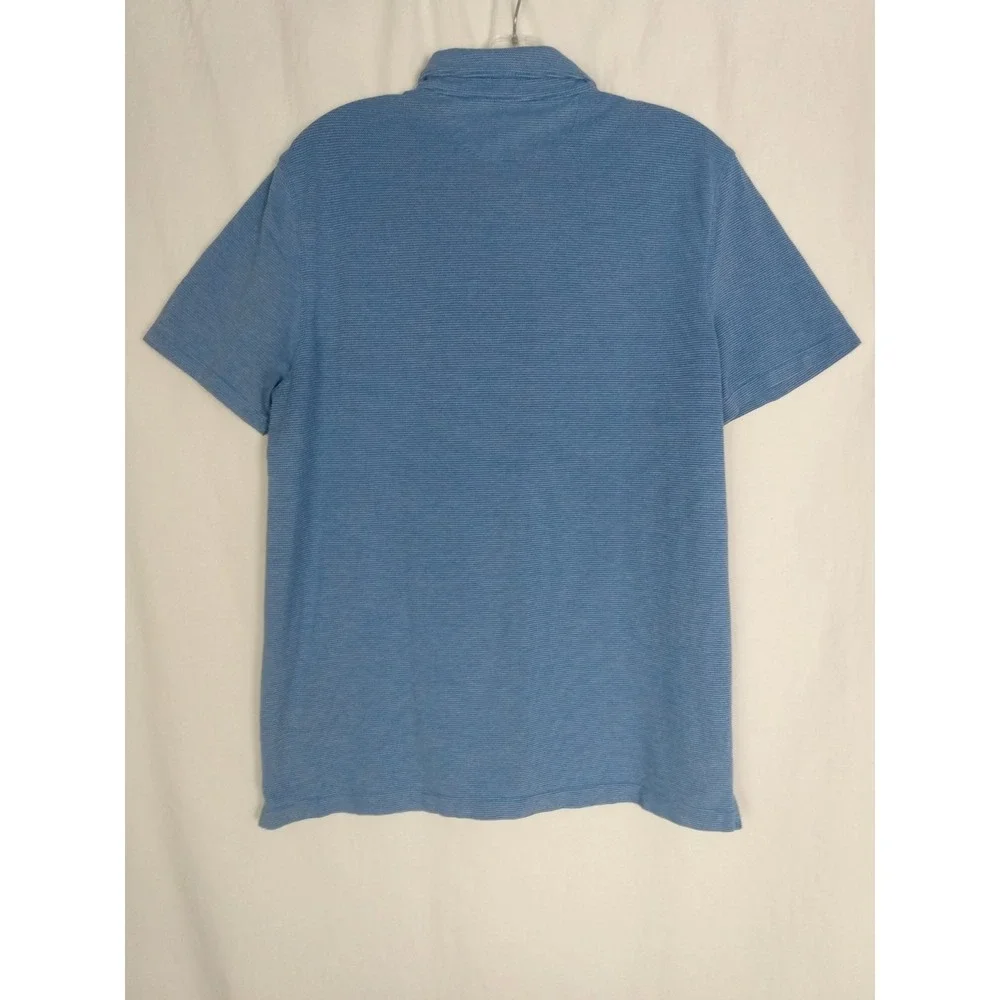 BANANA REPUBLIC PERFORMANCE PIQUE POLO‎ SHIRT Blue Size Large